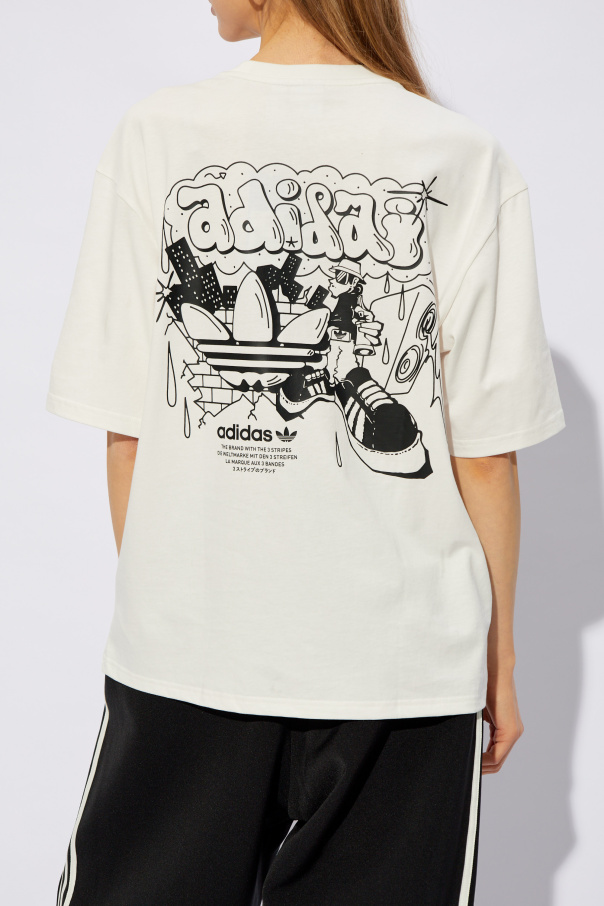 adidas PARIS FLUFF TEE ホワイト adidas Originals T-Shirt Paris Wt | Dressinn